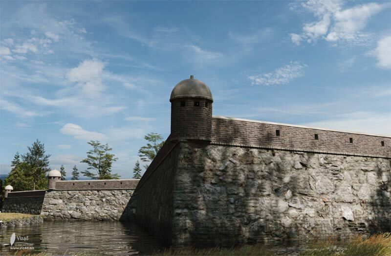 Реконструкція замку в Барі виконана Костянтином Іванішенем