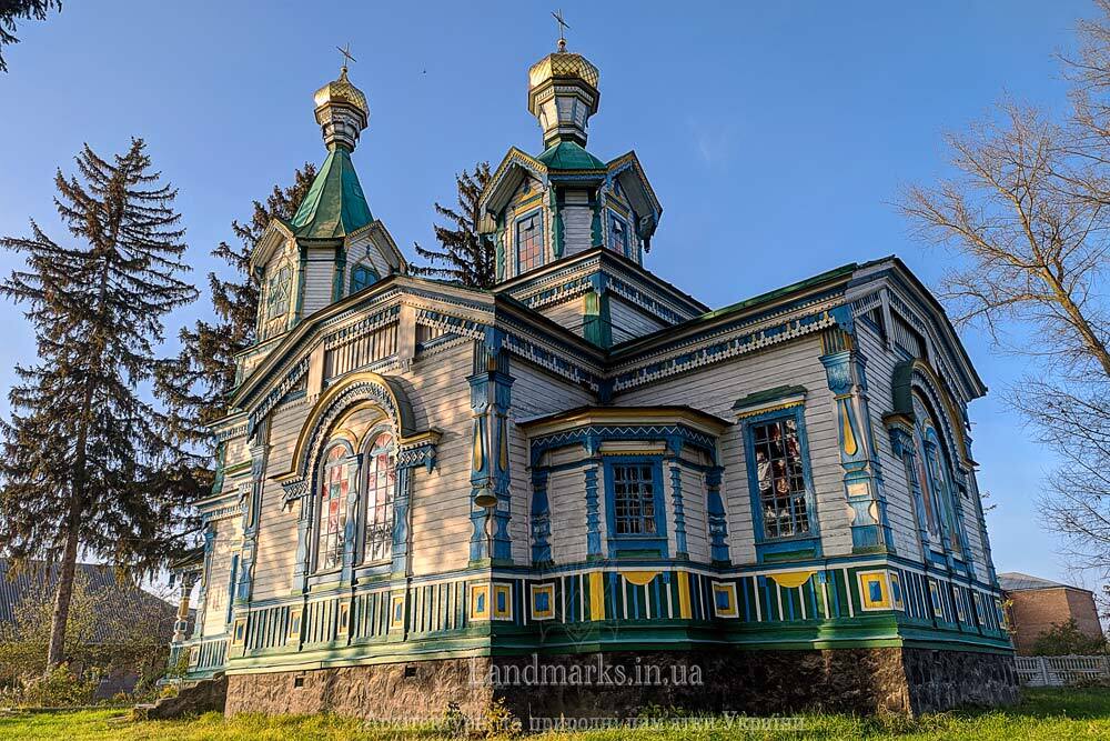 Wood church in Kosakivka