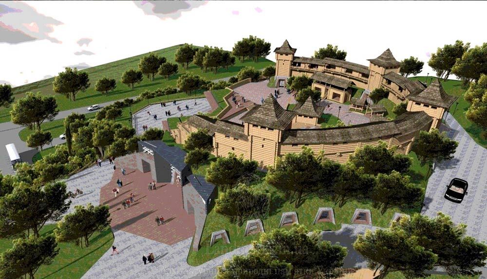 visual idea of ​​renovation of the castle