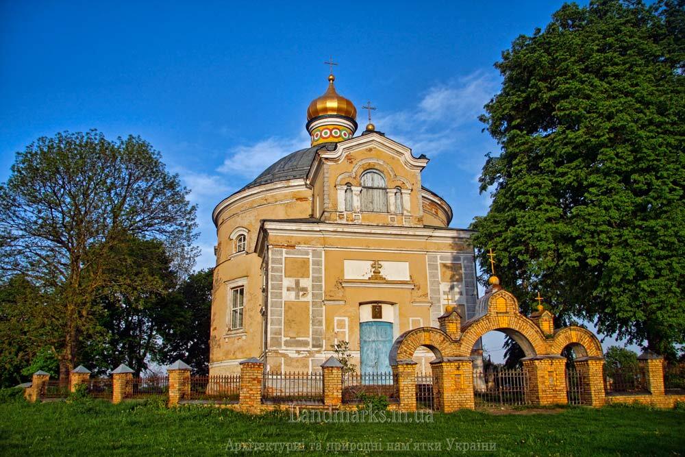 Церква Казанської Богоматері , 1885 р, Озденіж. Визначні ххрами Волині