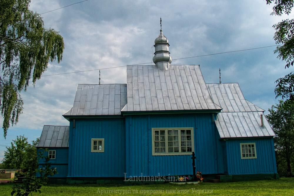 The church is one of the oldest wooden churches in Volyn