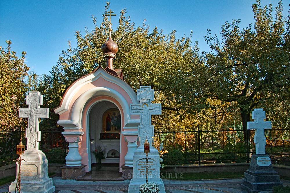 Поховання на території Покровського монастиря