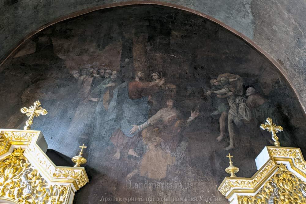 Розписи в церкві св. арх. Михаїла Видубицький монастир
