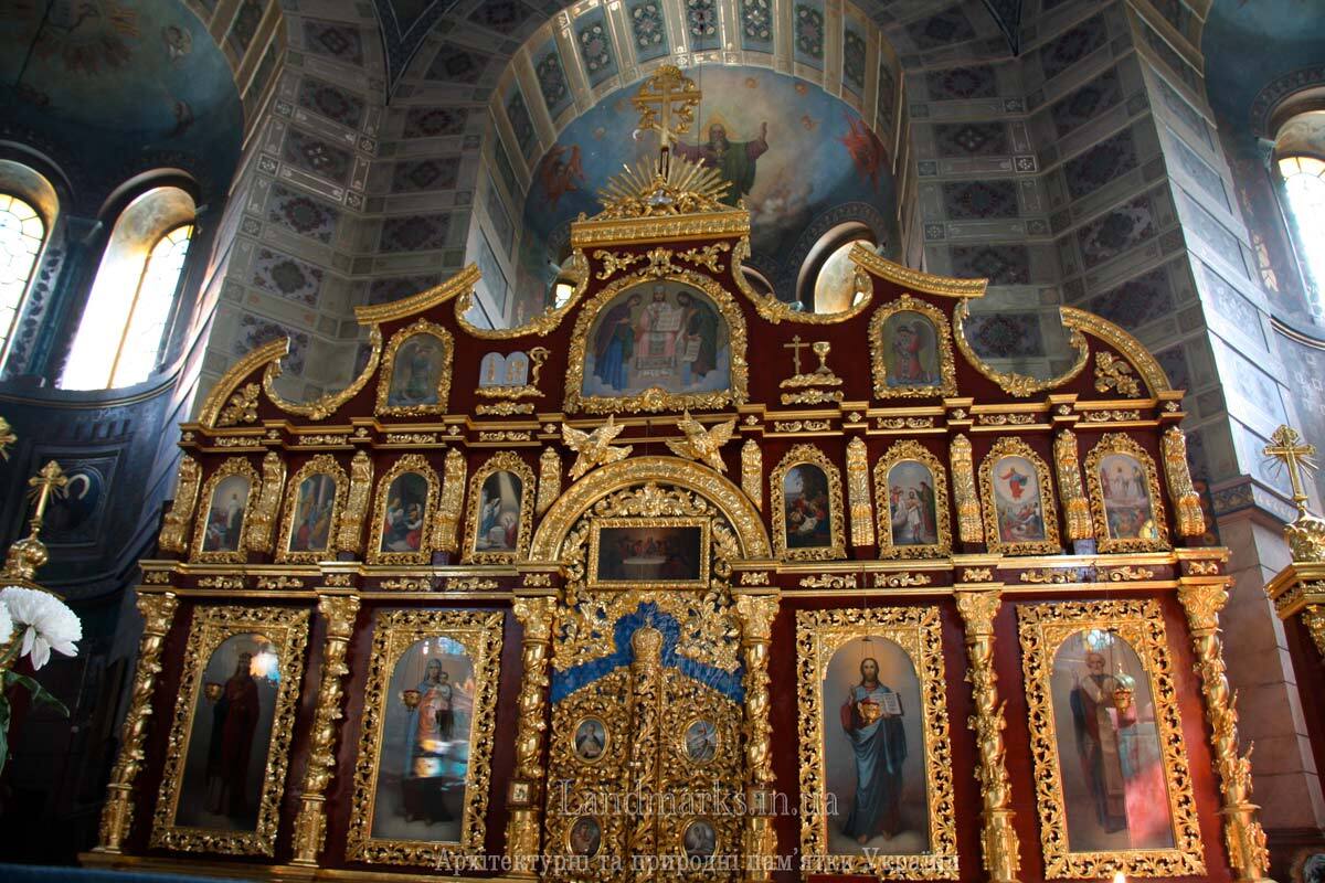 Вівтар. Миколаївський собор Євпаторія Православний іконостас