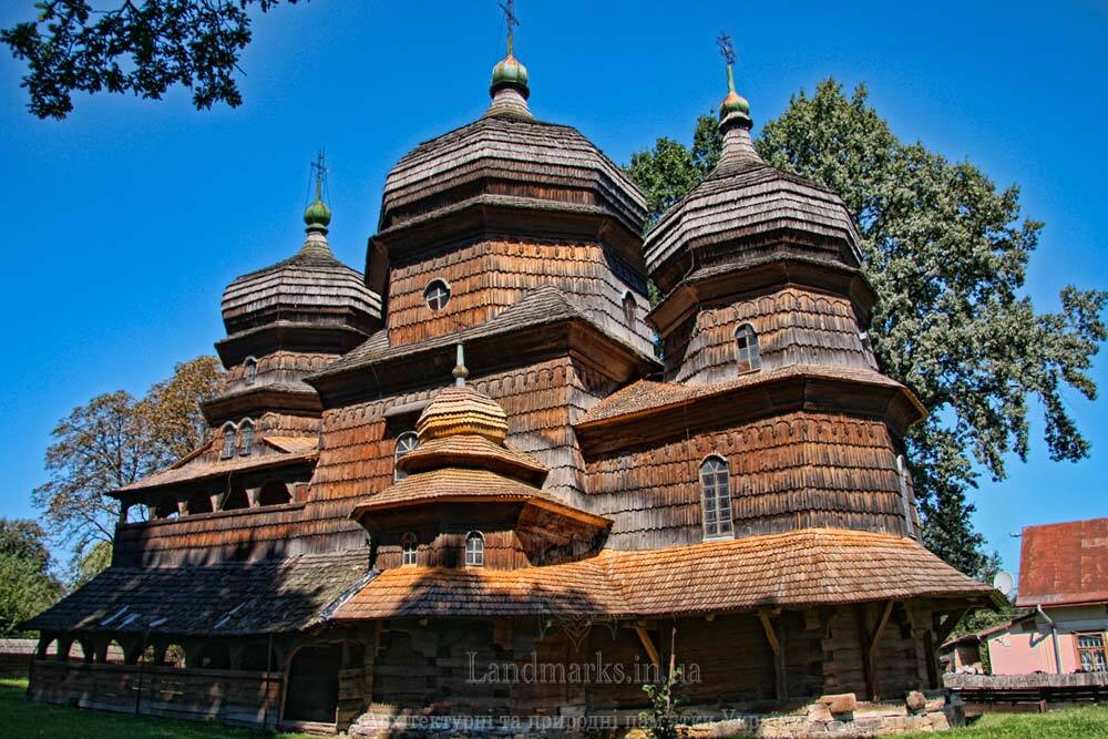 Wooden churches of Lviv region, sights of Drohobych
