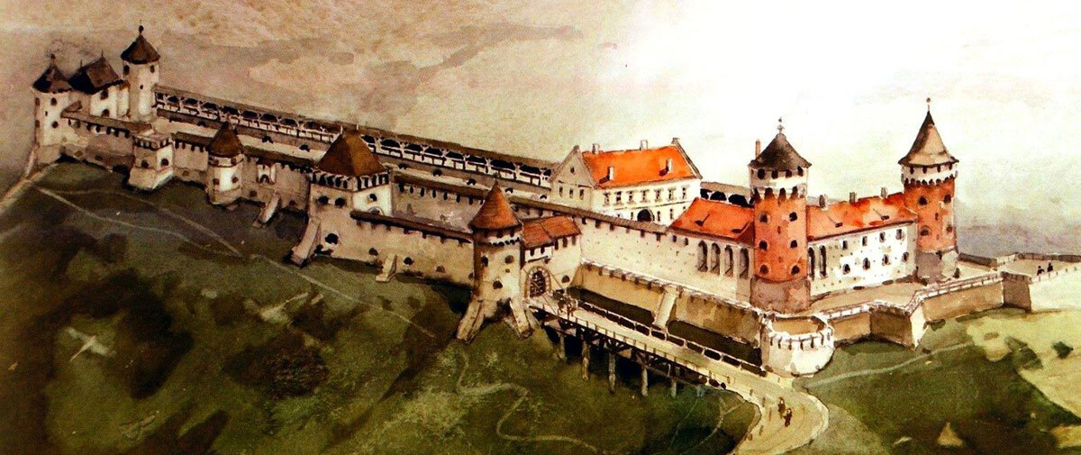 Високий замок у Львові Lwowski zamek w XVII wieku