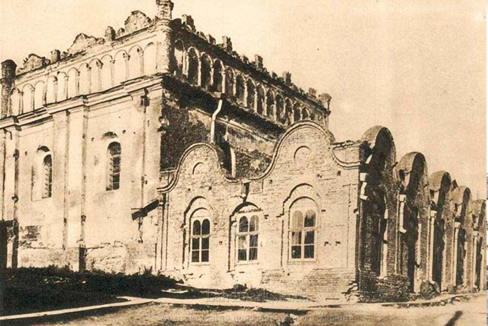 Архівне фото синагоги в Сокал