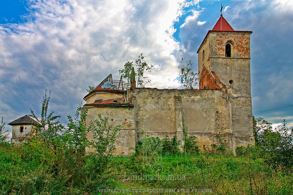 Gate tower and church, Sokolivka, Churches of Galicia