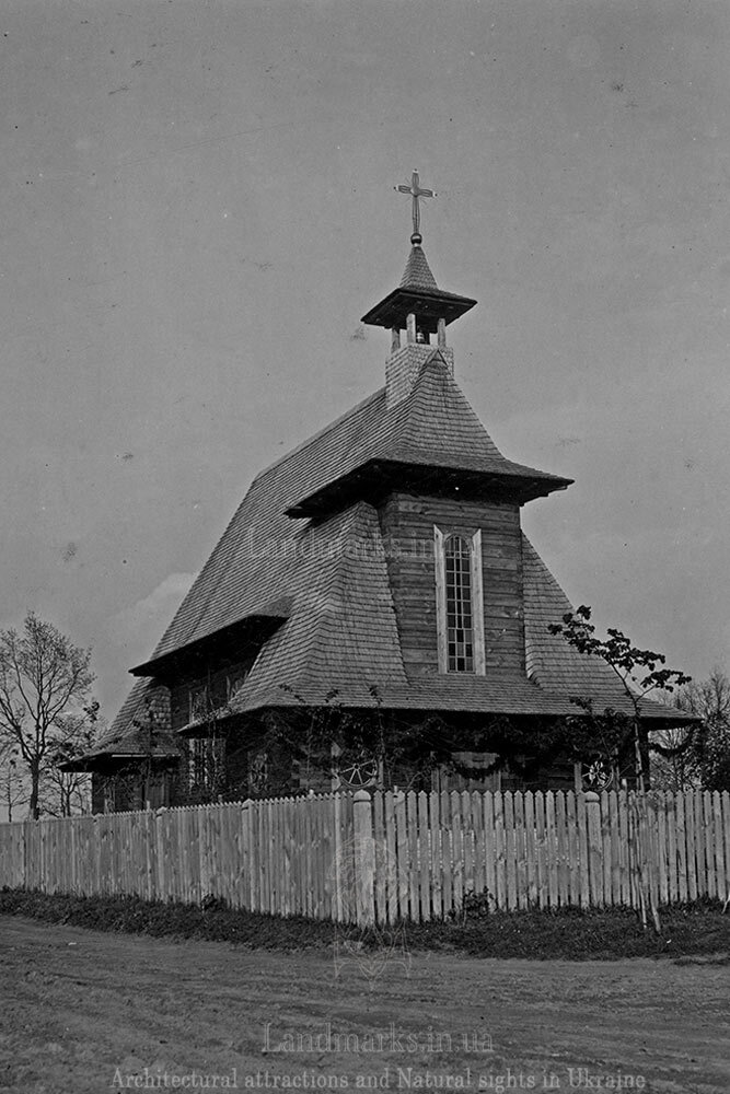 An old photo of the church