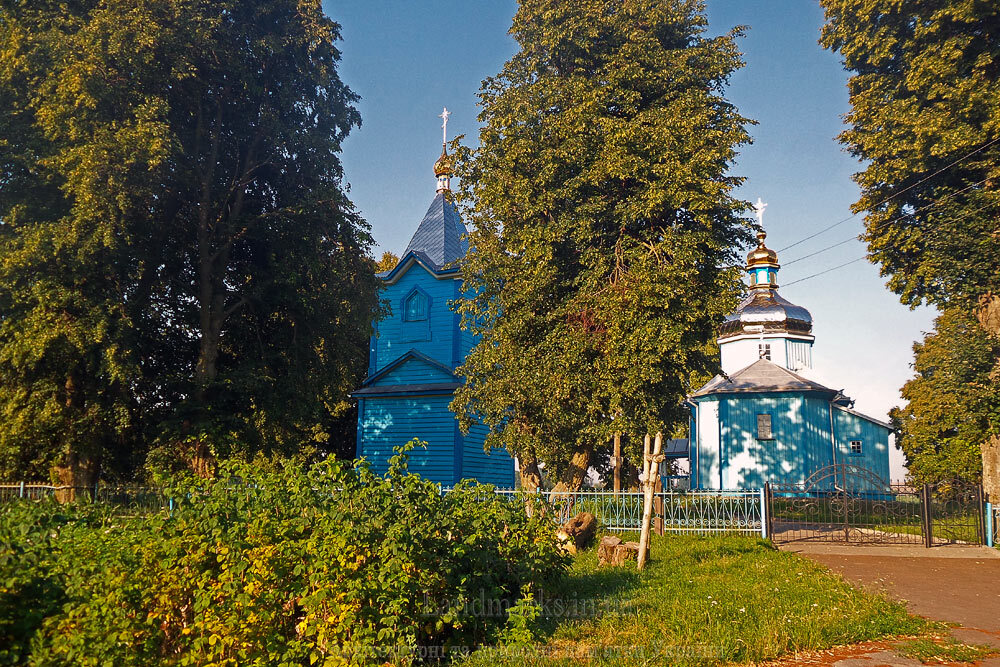Дзвіниця та церква сховалися у весняній зелені Пересопниця
