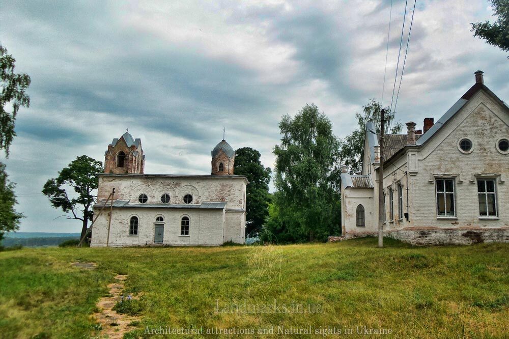 Храм та церковно-парафіяльна школа, Грунівка, цікаві місця Сумської  області