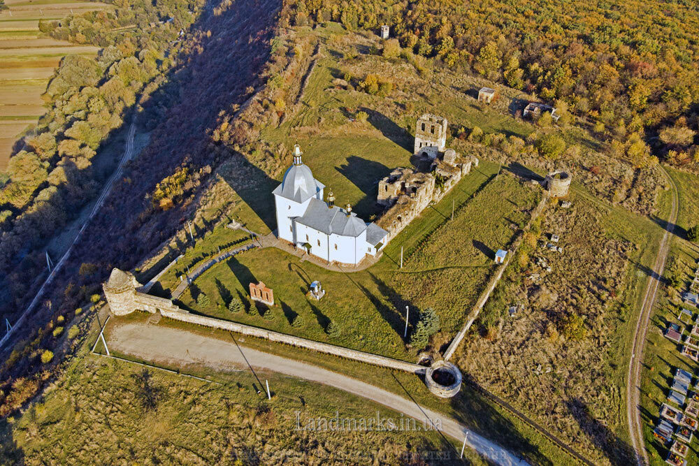 Аерофото Підгорянського монастиря