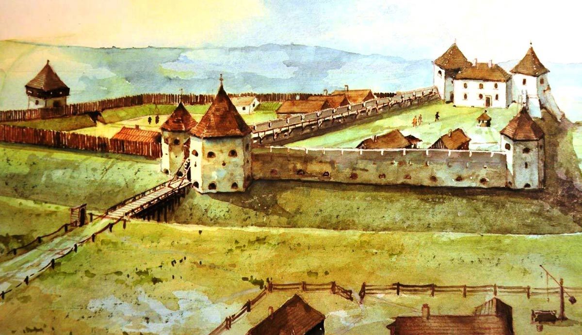 Замок в Підзамочку біля Бучача Zamek w Podzameczku (XVII wiek)