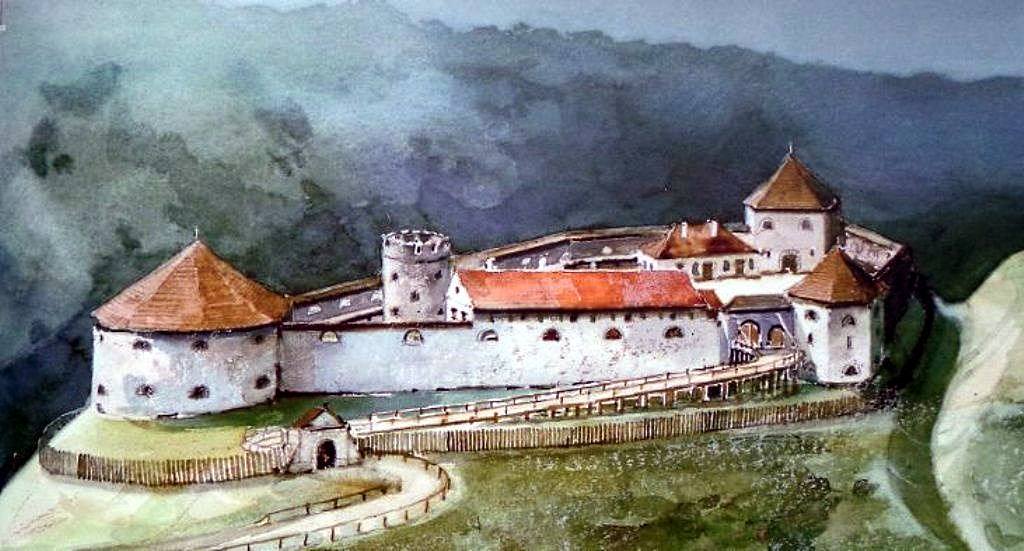 Замок в Теребовлі. Zamek w Trembowli (połowa XVII wieku)