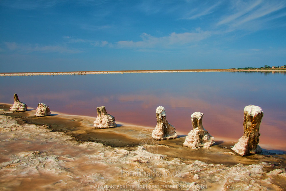 соляні стовпи на Генічеському озері