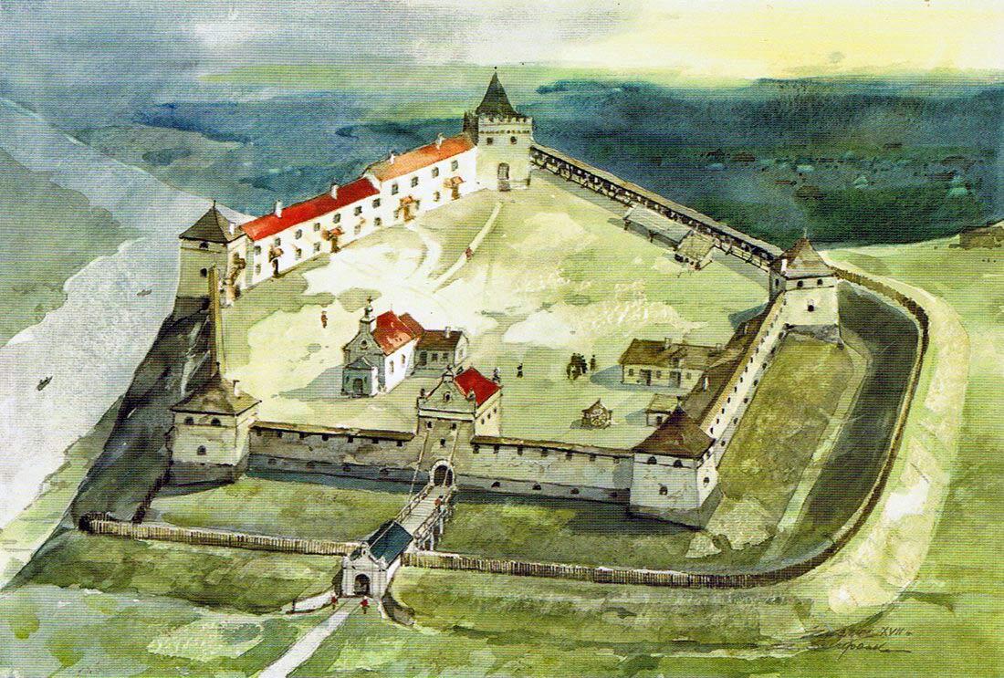 Жвенець Замок на Хмельниччині Zamek w Żwańcu (XVII wiek)