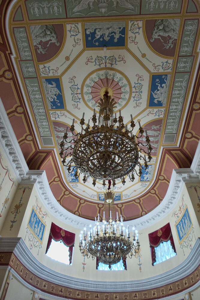 Стеля античної зали Палац Розумовського Батурин