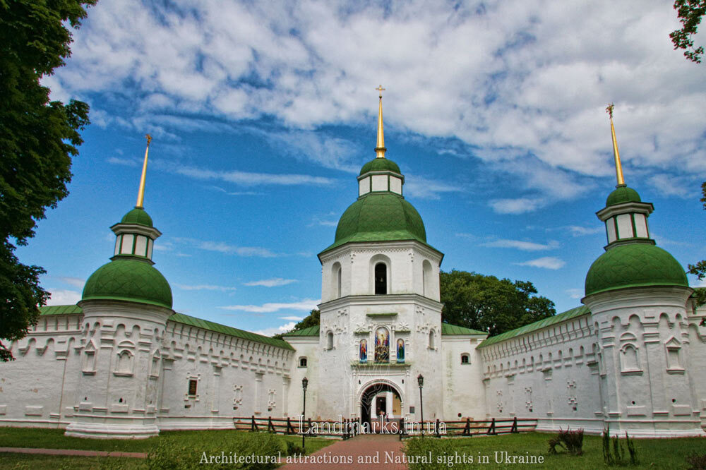 Orthodox monastery-fortress in Novgorod Siverskyi