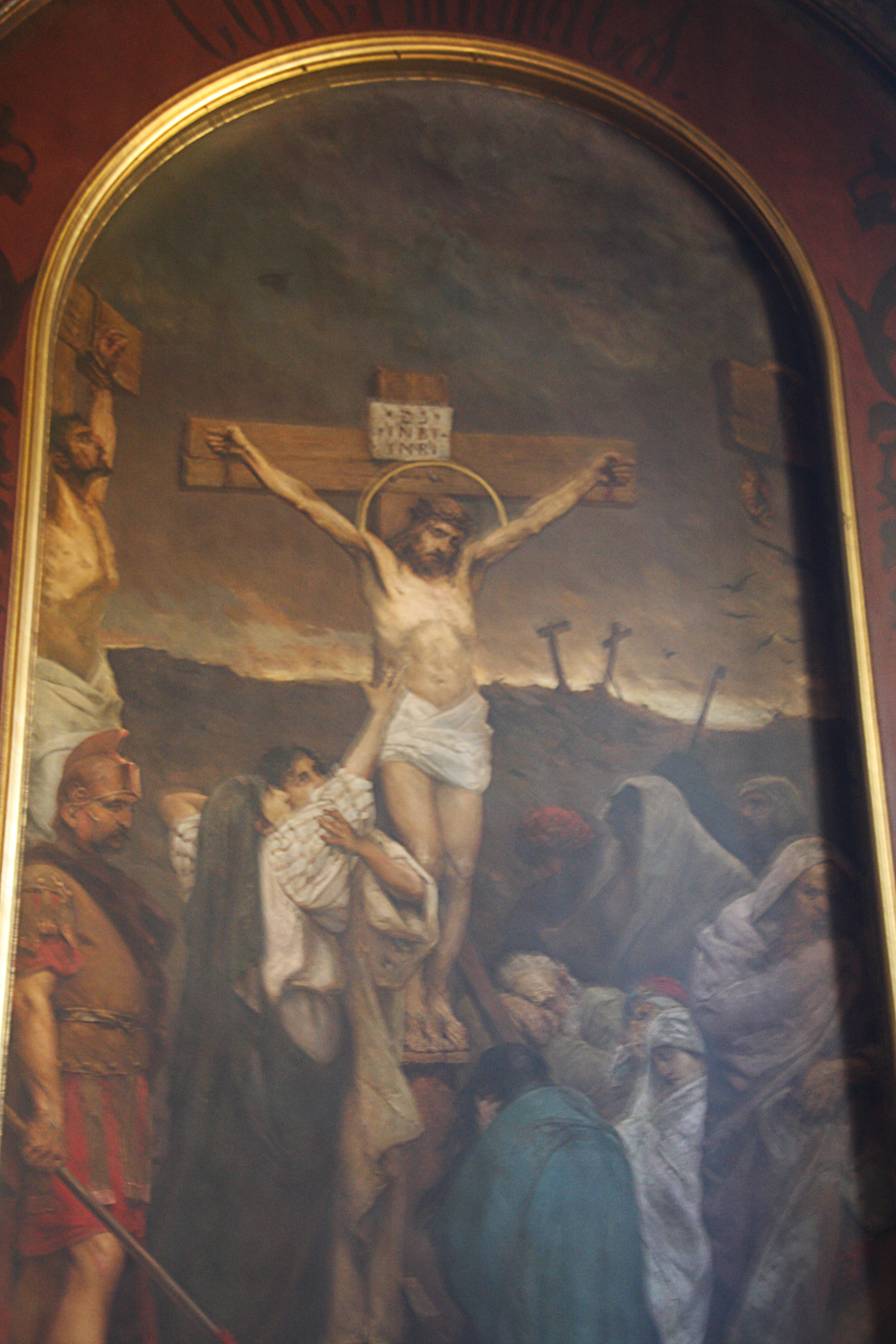 Розп'яття Христа картина у Володирському соборі